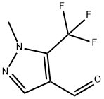 4-Formyl-5-(trifluoromethyl)-1-methyl-1H-pyrazole Struktur
