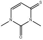 1,3-dimethyl-4-sulfanylidene-pyrimidin-2-one 结构式