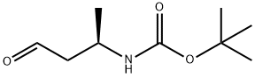 Carbamic acid, [(1R)-1-methyl-3-oxopropyl]-, 1,1-dimethylethyl ester (9CI) Struktur