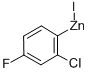 2-CHLORO-4-FLUOROPHENYLZINC IODIDE Structure