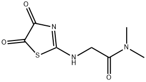 Acetamide, 2-[(4,5-dihydro-4,5-dioxo-2-thiazolyl)amino]-N,N-dimethyl- (9CI) Structure