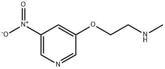Ethanamine, N-methyl-2-[(5-nitro-3-pyridinyl)oxy]- (9CI),497949-10-7,结构式