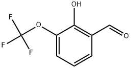 2-ヒドロキシ-3-(トリフルオロメトキシ)ベンズアルデヒド 化学構造式