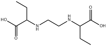 2,2'-(ETHYLENEDIIMINO)-DIBUTYRIC ACID 化学構造式