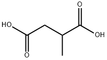 甲基丁二酸,498-21-5,结构式