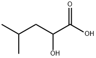 2-ヒドロキシ-4-メチル吉草酸 化学構造式
