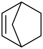 降冰片烯,498-66-8,结构式