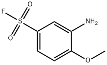 4-METHOXYMETANILYL FLUORIDE Struktur
