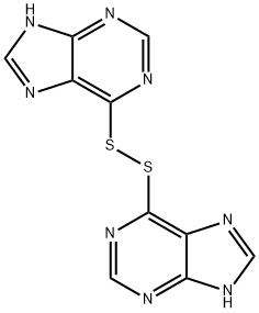 硫唑嘌呤杂质 结构式