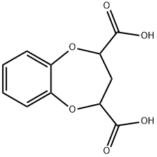 2H-1,5-Benzodioxepin-2,4-dicarboxylic  acid,  3,4-dihydro-  (9CI) Structure