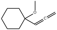 1-Methoxy-1-(1,2-propadienyl)cyclohexane Struktur