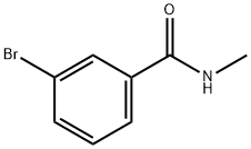N-甲基-3-溴苯甲酰胺,49834-22-2,结构式