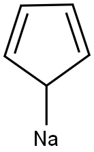 SODIUM CYCLOPENTADIENIDE Struktur