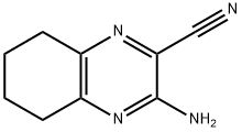 2-Quinoxalinecarbonitrile,3-amino-5,6,7,8-tetrahydro-(9CI) Struktur