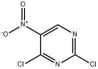 2,4-Dichloro-5-nitropyrimidine Struktur