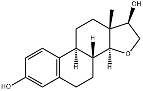 15-Oxaestra-1,3,5(10)-triene-3,17β-diol 结构式