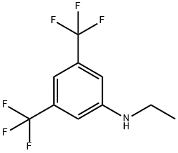 3,5-双(三氟甲基)-N-乙基苯胺, 49850-16-0, 结构式