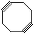 Cycloocta-1,5-diyne 结构式