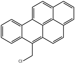 6-CHLOROMETHYLBENZO(A)PYRENE 结构式