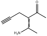 5-Hexyn-2-one, 3-(1-aminoethylidene)- (9CI) 结构式