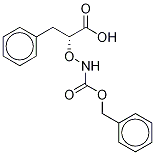 (R)-α-[[[(PhenylMethoxy)carbonyl]aMino]oxy]-benzenepropanoic Acid 结构式