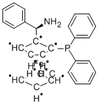 (R)-(-)-ALPHA-[(S)-2-(DIPHENYLPHOSPHINO)FERROCENYL]BENZYLAMINE|(R)-(-)-1 - [(S)-2 - (二苯基膦)二茂铁]苄胺