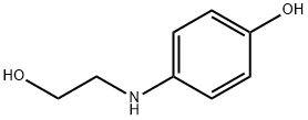 4-(2-HYDROXYETHYLAMINO)PHENOL 结构式