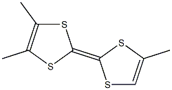4,4',5-TRIMETHYLTETRATHIAFULVALENE 化学構造式
