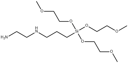 N-[3-[tris(2-methoxyethoxy)silyl]propyl]ethylenediamine 结构式