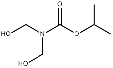 PROPAN-2-YL N,N-BIS(HYDROXYMETHYL)CARBAMATE 结构式