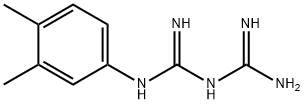 1-(二氨基亚甲基)-2-(3,4-二甲基苯基)胍 结构式