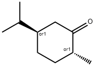 反-2-甲基-5-(1-甲基乙基)-环己酮 结构式