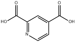 2,4-ピリジンジカルボン酸水和物 化学構造式