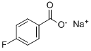 SODIUM 4-FLUOROBENZOATE Struktur