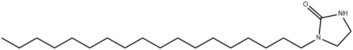 1-オクタデシル-2-イミダゾリジノン 化学構造式