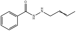 Benzoic  acid,  2-(2-butenyl)hydrazide  (9CI) Structure