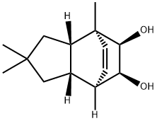 4,7-Ethano-1H-indene-8,9-diol, 2,3,3a,4,7,7a-hexahydro-2,2,4-trimethyl-, (3aS,4S,7R,7aR,8S,9R)- (9CI) Structure
