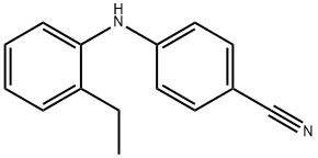 Benzonitrile, 4-[(2-ethylphenyl)amino]- (9CI) Struktur