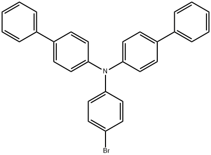 N-(4-溴苯基)-N,N-双(1,1'-联苯-4-基)胺,499128-71-1,结构式