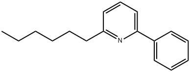 2-Hexyl-6-phenylpyridine Struktur