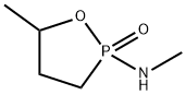 1,2-Oxaphospholan-2-amine, N,5-dimethyl-, 2-oxide (9CI) 化学構造式