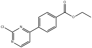 4-(2-氯嘧啶-4-基)苯甲酸乙酯, 499195-60-7, 结构式