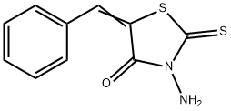3-AMINO-5-[1-PHENYL-METH-(Z)-YLIDENE]-2-THIOXO-THIAZOLIDIN-4-ONE Structure
