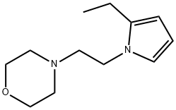 Morpholine, 4-[2-(2-ethyl-1H-pyrrol-1-yl)ethyl]- (9CI) Struktur