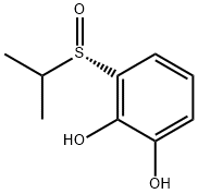 1,2-Benzenediol, 3-[(S)-(1-methylethyl)sulfinyl]- (9CI) Structure