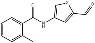 Benzamide, N-(5-formyl-3-thienyl)-2-methyl- (9CI) Struktur