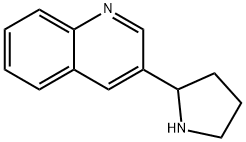 3-PYRROLIDIN-2-YL-QUINOLINE Struktur