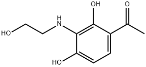 Ethanone, 1-[2,4-dihydroxy-3-[(2-hydroxyethyl)amino]phenyl]- (9CI) Struktur