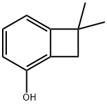 Bicyclo[4.2.0]octa-1,3,5-trien-2-ol, 7,7-dimethyl- (9CI) Struktur