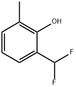Phenol, 2-(difluoromethyl)-6-methyl- (9CI) Struktur